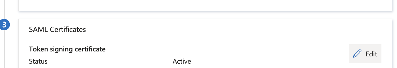 Azure SAML certificates