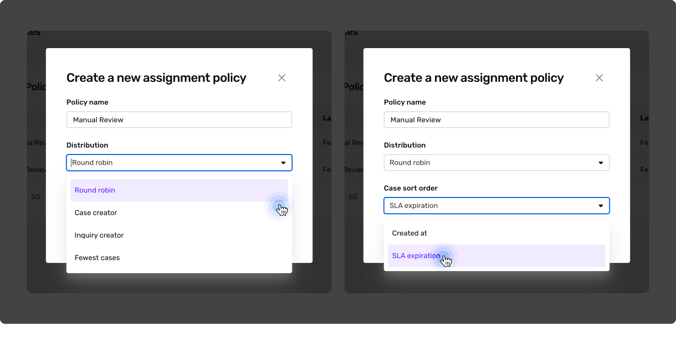 Cases-AssignmentPolicies-Setup