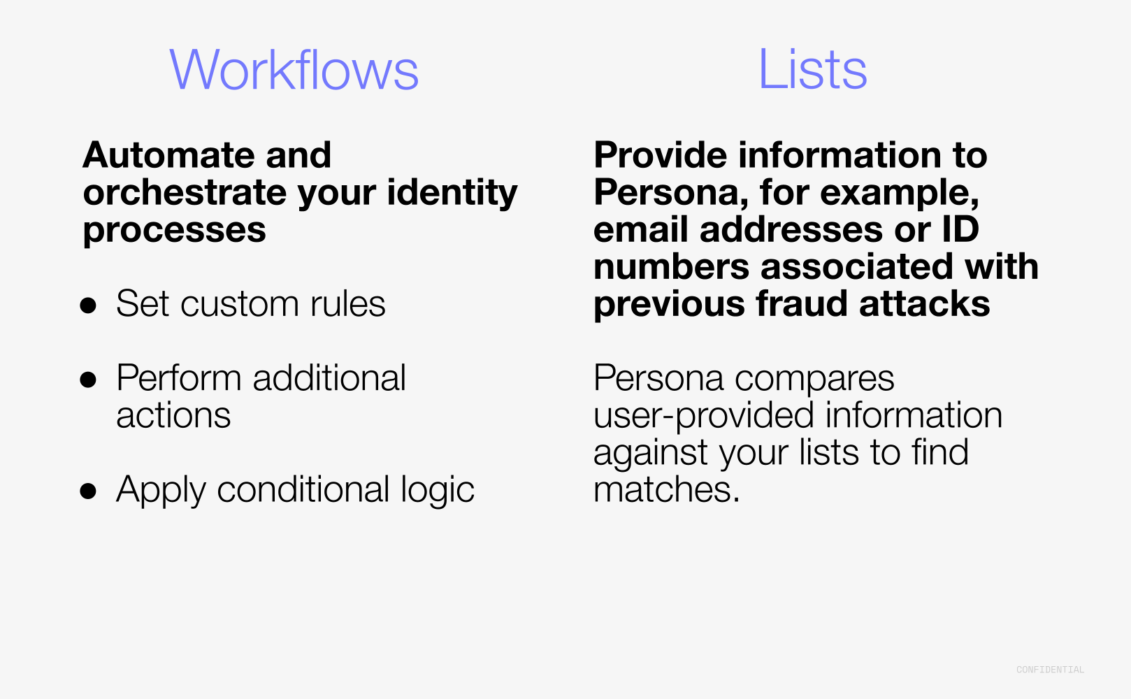 Workflows and Lists