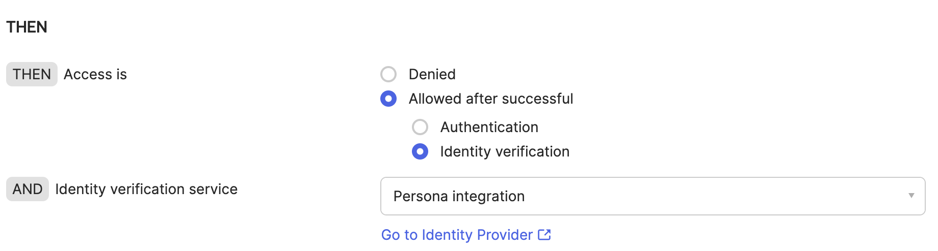 Okta Workforce Authentication Policies Settings