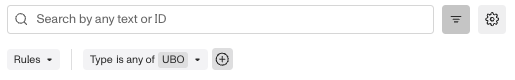 index page filters