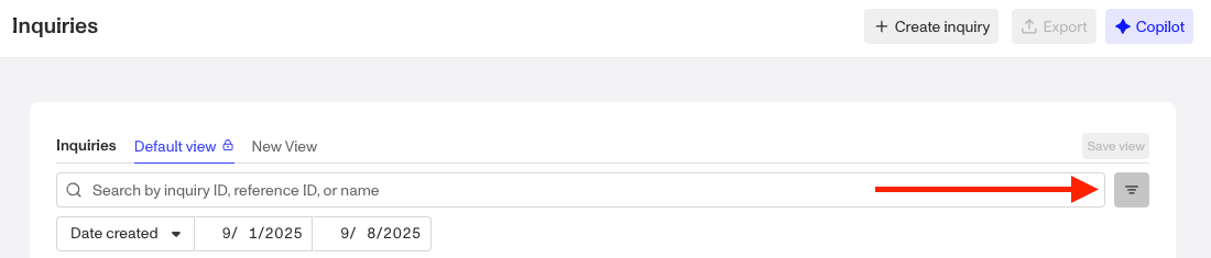 inquries-filter-menu