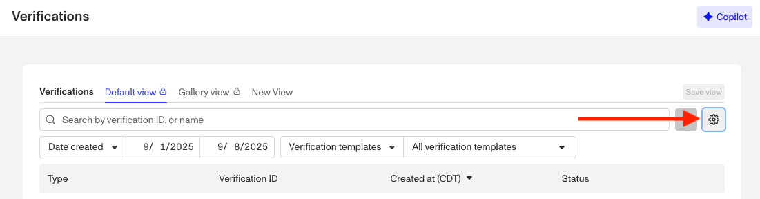 verification-customize-columns