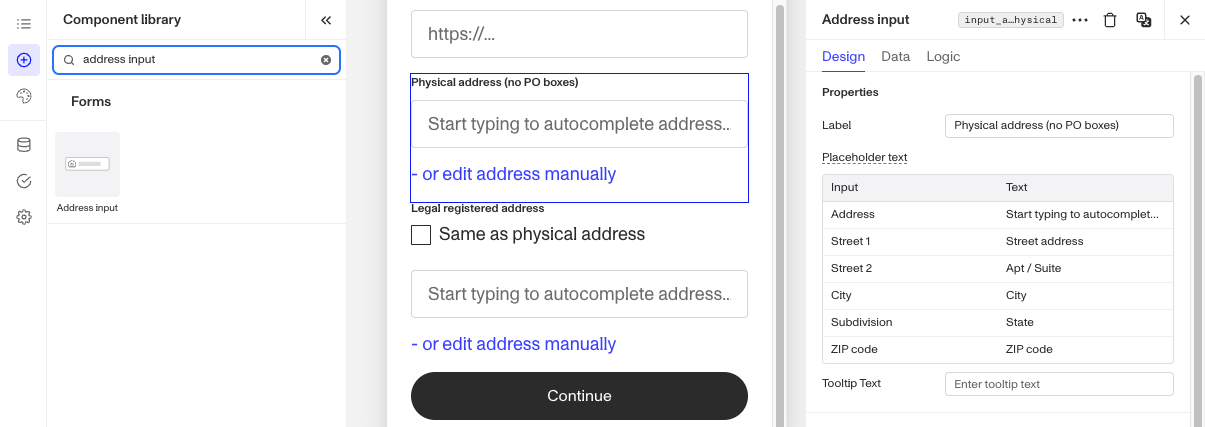 addressinputcomponent_screenshot
