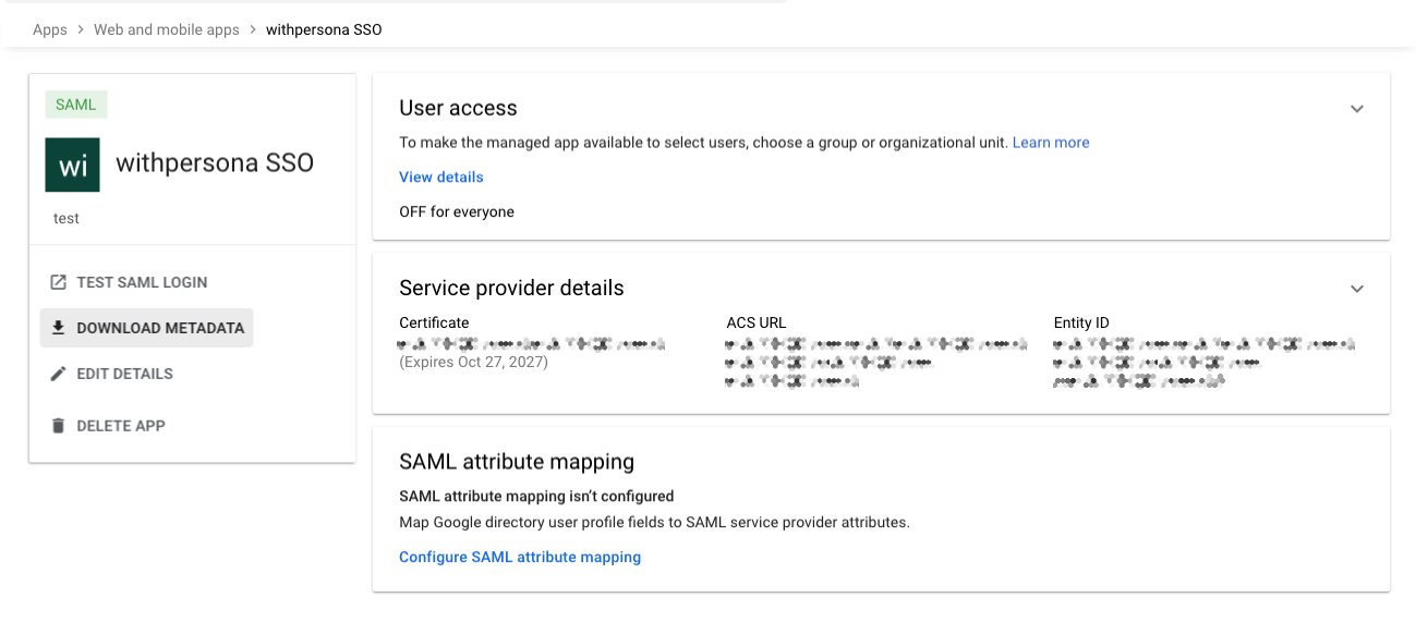 Google SSO - Google Workspace