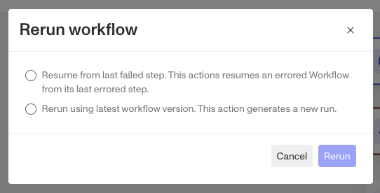 RerunWorkflow