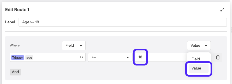 WorkflowConditionValue