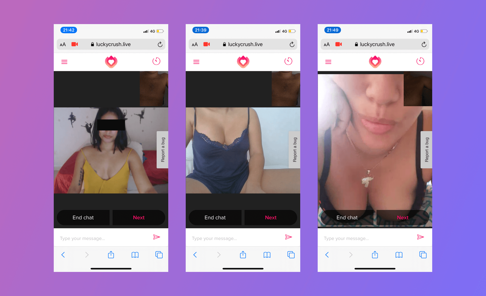 Motivación necesidad exposición LuckyCrush | Random Video Chat with Gender Filter | LuckyCrush