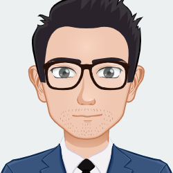 Cartoon image of David Beere