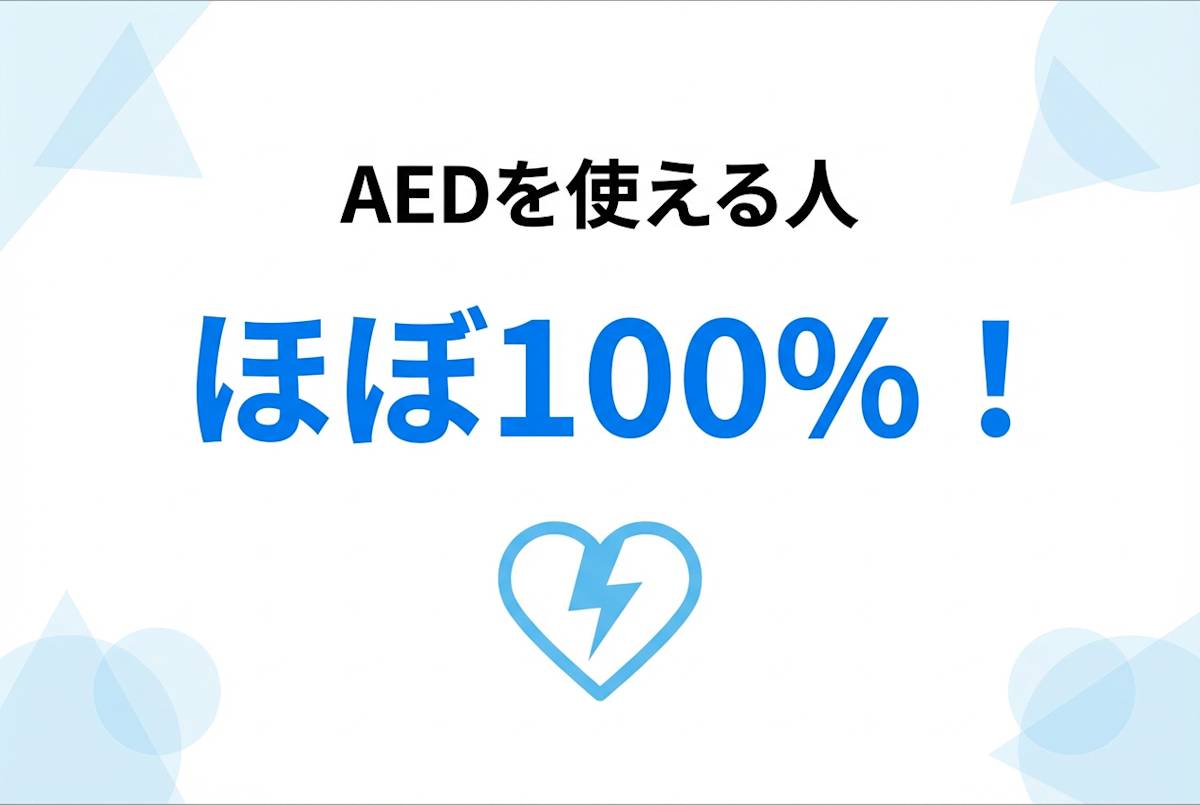 AEDを使える人