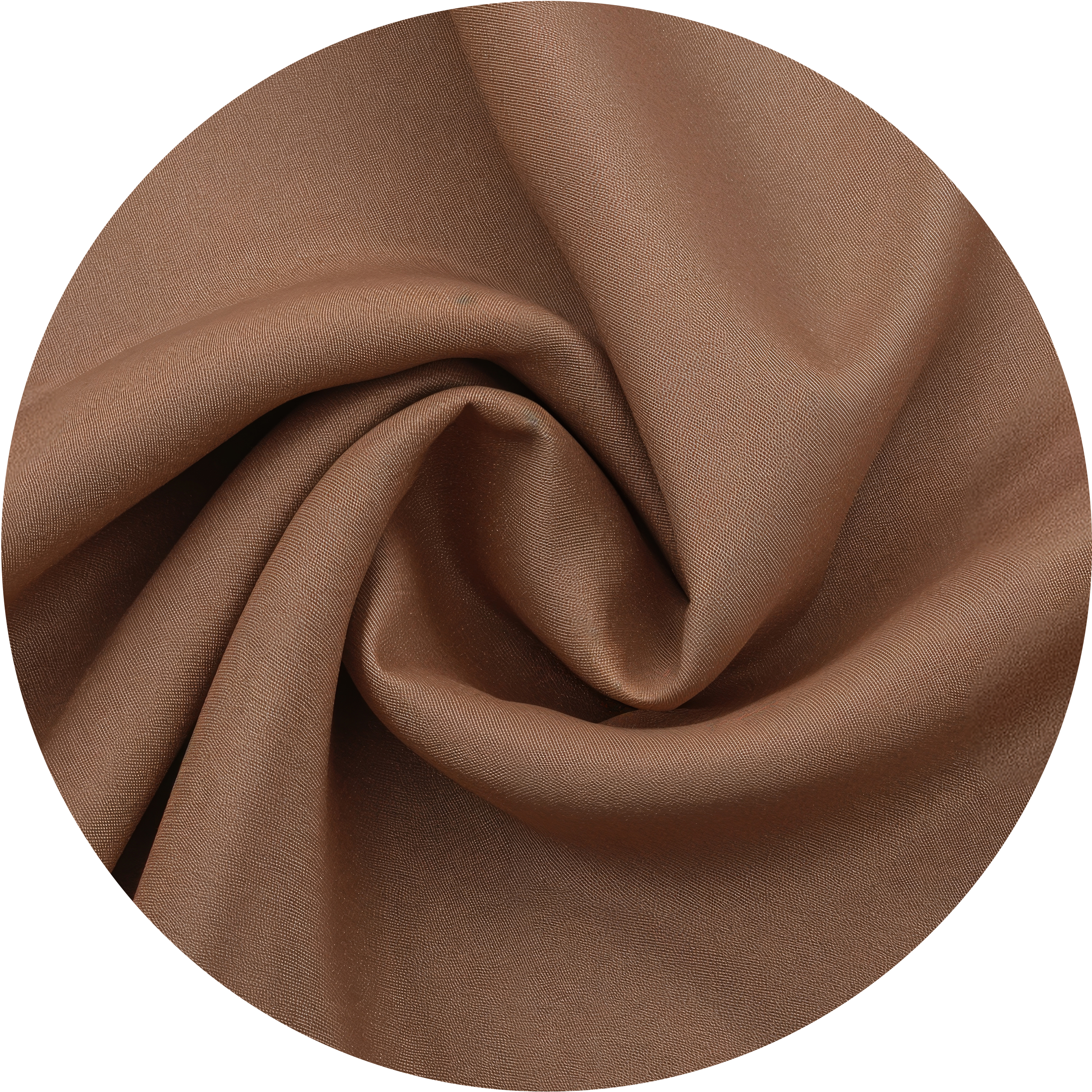 Ein Stoffmuster von Viskose.