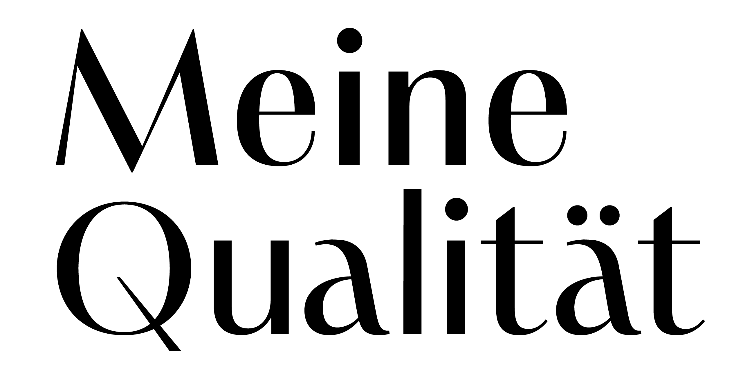 Logo mit dem Wort Meine Qualität