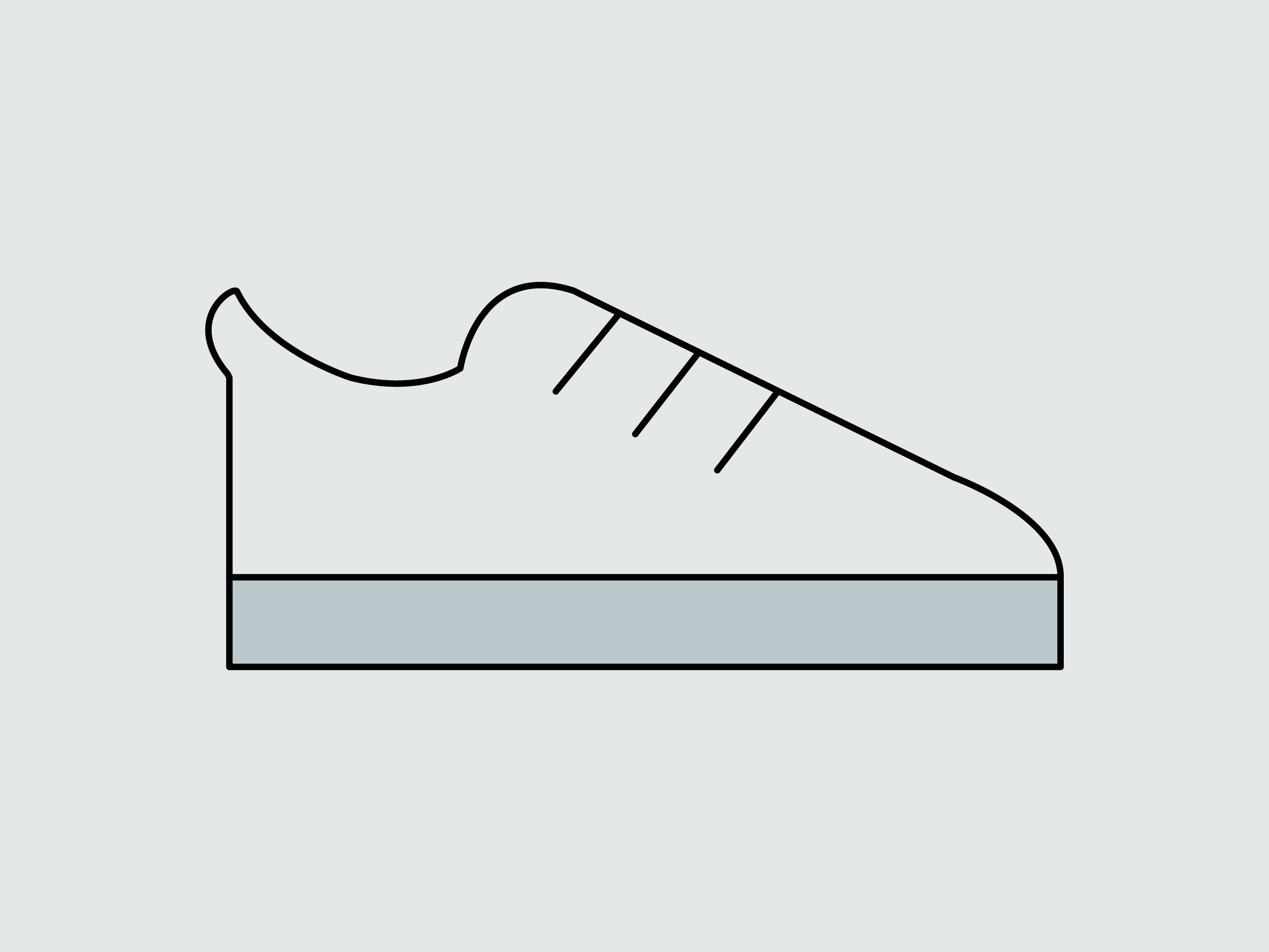 Icon mit Schuhe zum Thema Grössentabelle Schuhe.