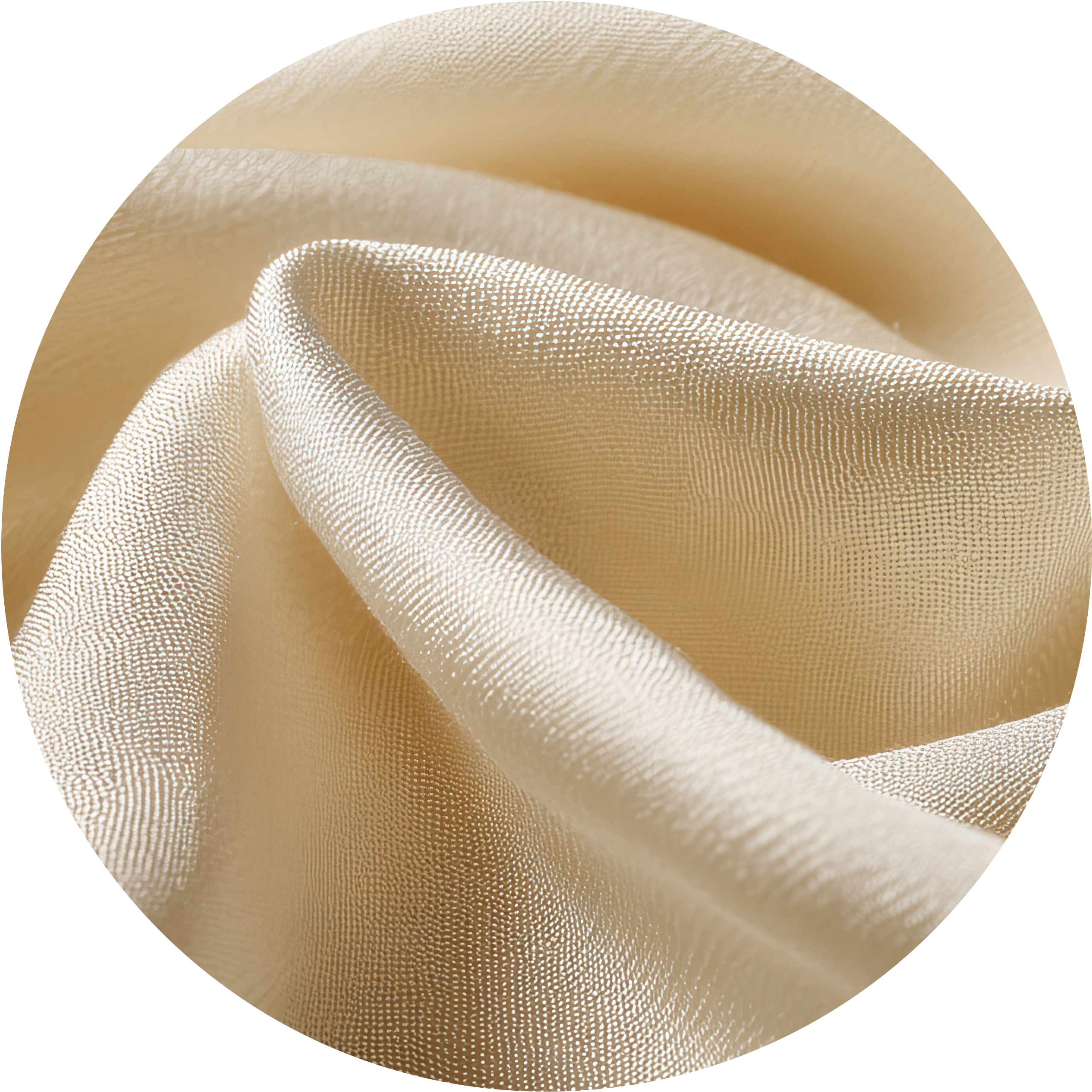 Ein Stoffmuster von Lyocell.