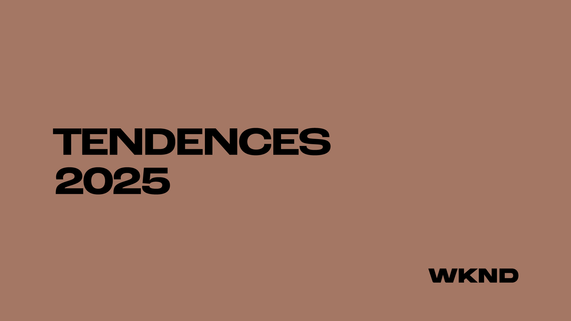 Tendences 2025