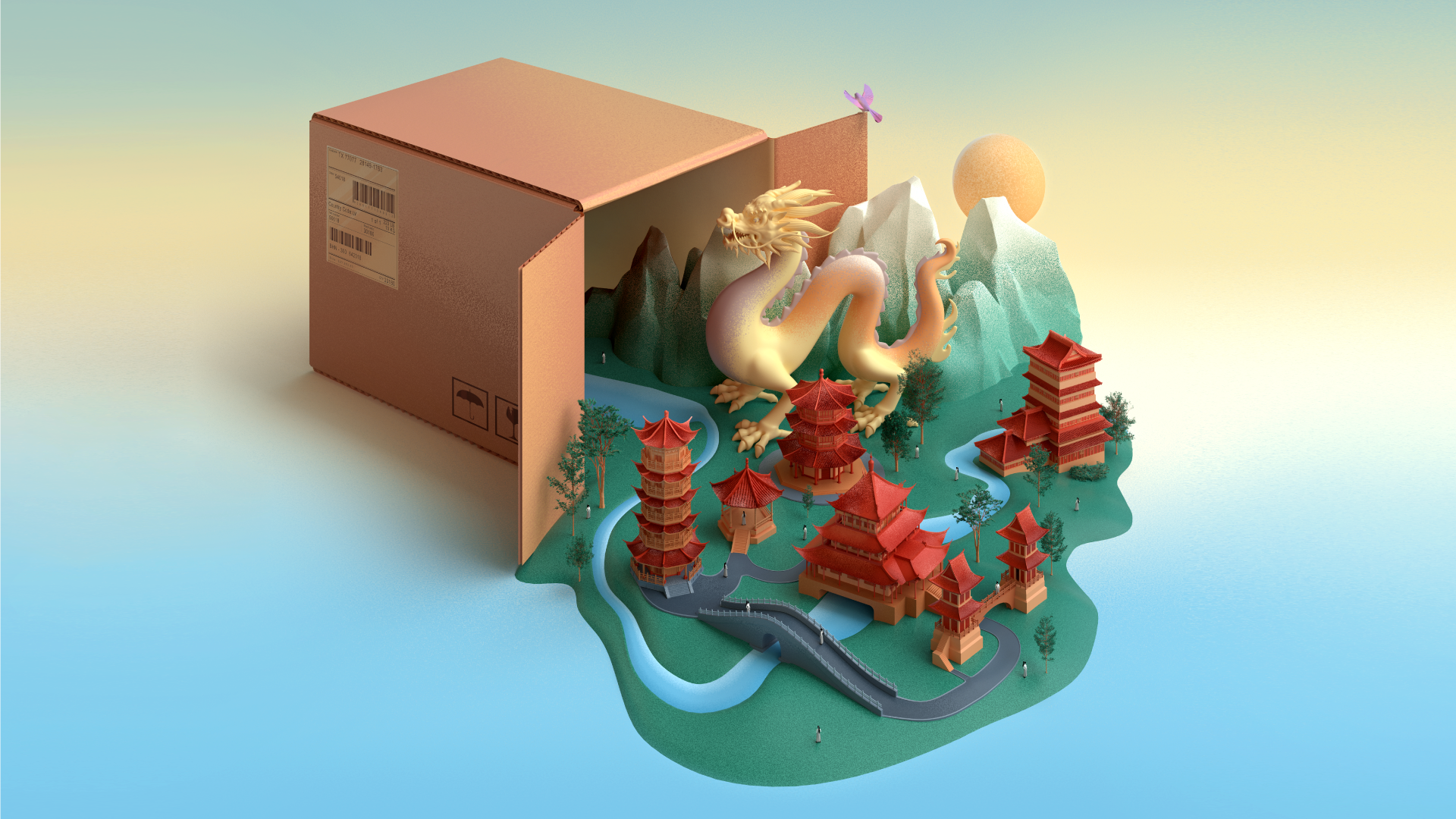 Send yourself to China