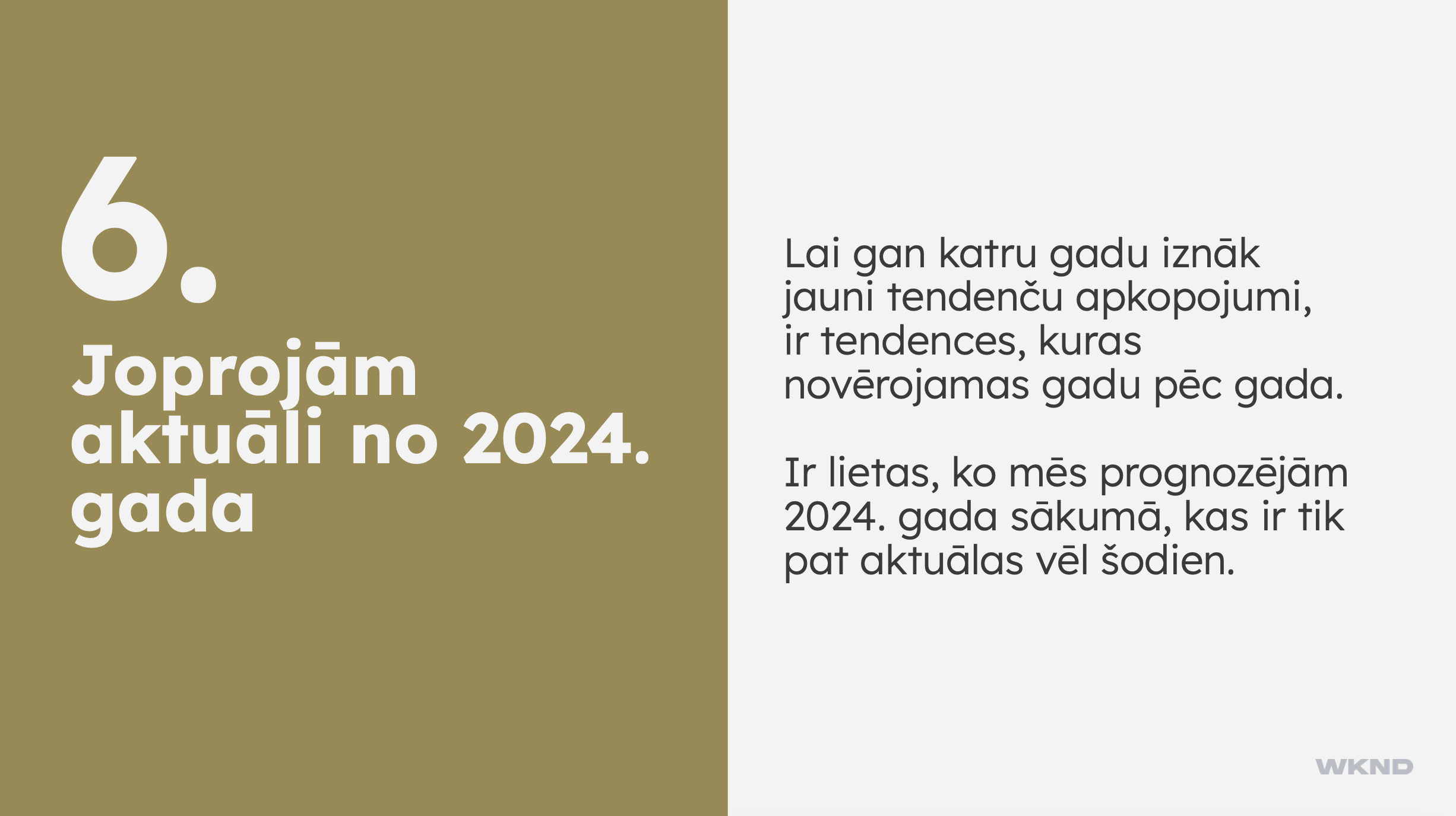 Trends 2025