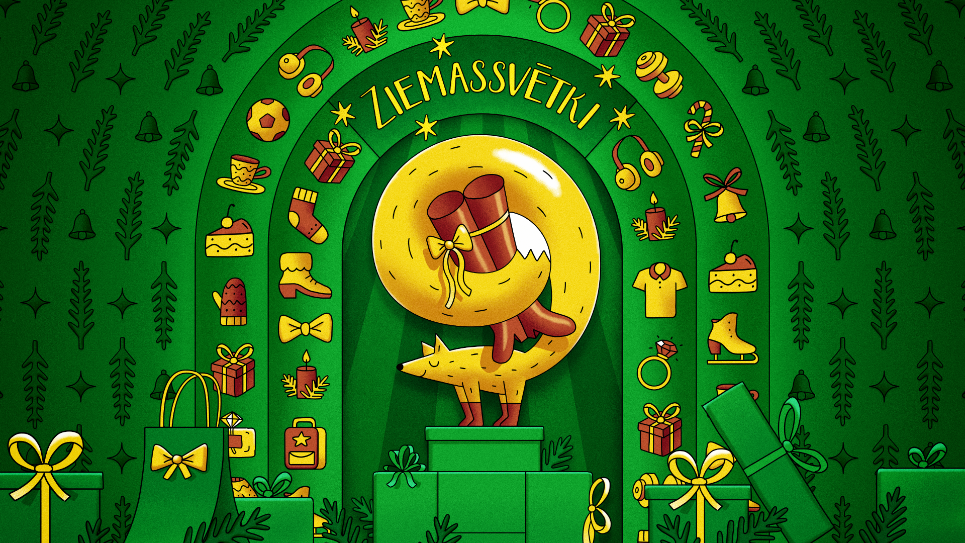 Christmas in Domina. Where else?