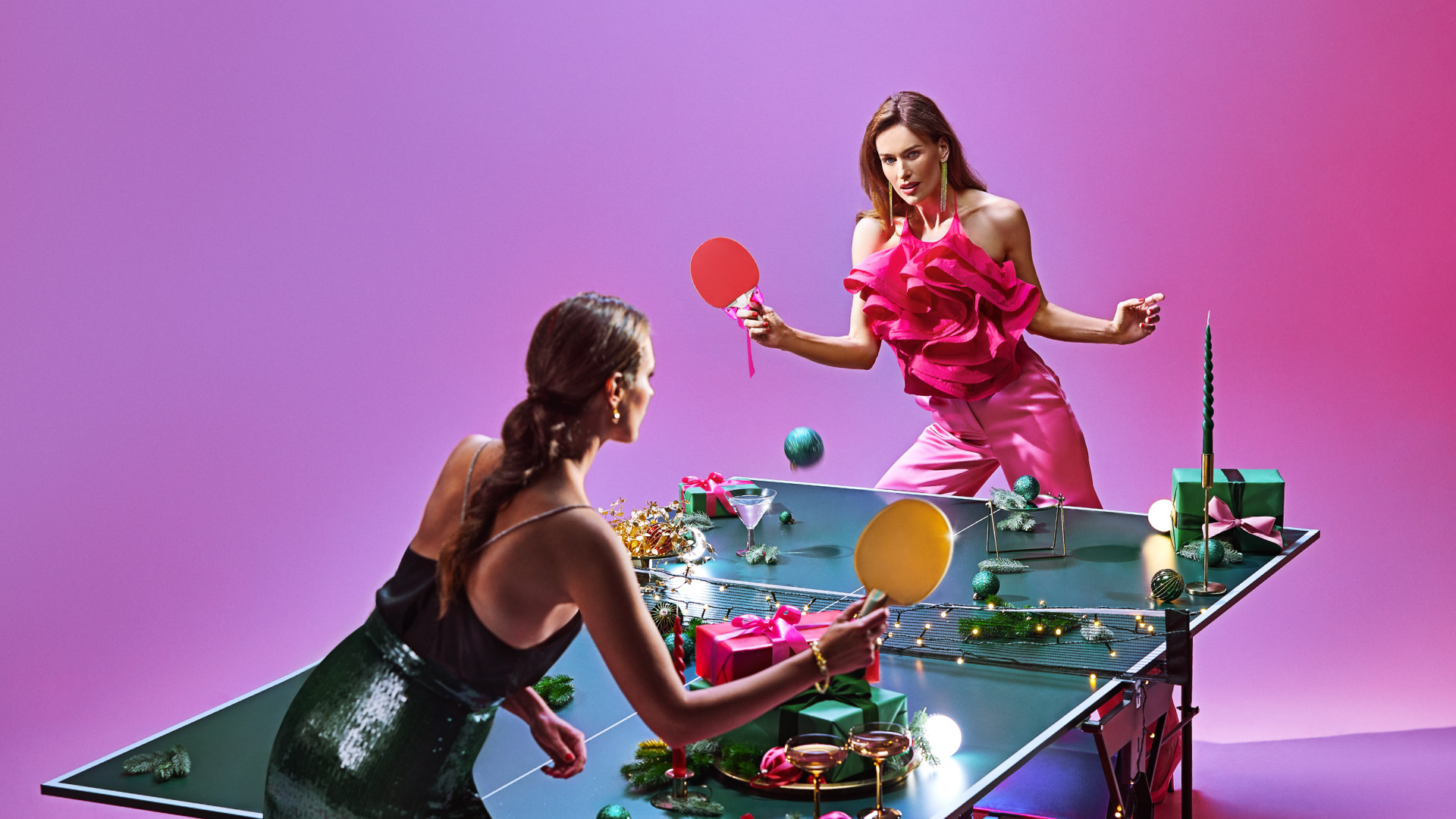 Ziemassvētku ping-pong