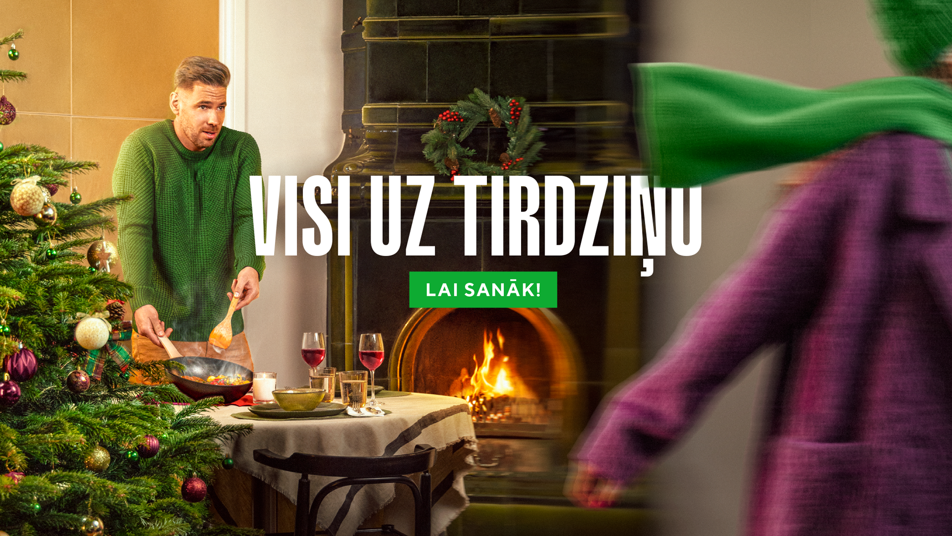 On our way to Christmas market