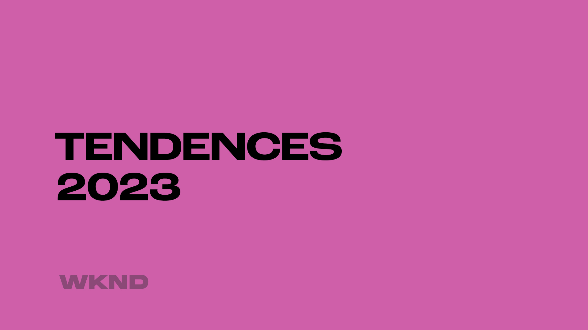 Tendences 2023
