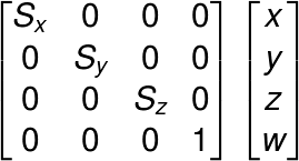 scaling-matrix