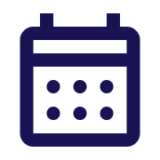 Icon | Scheduling [Navy]