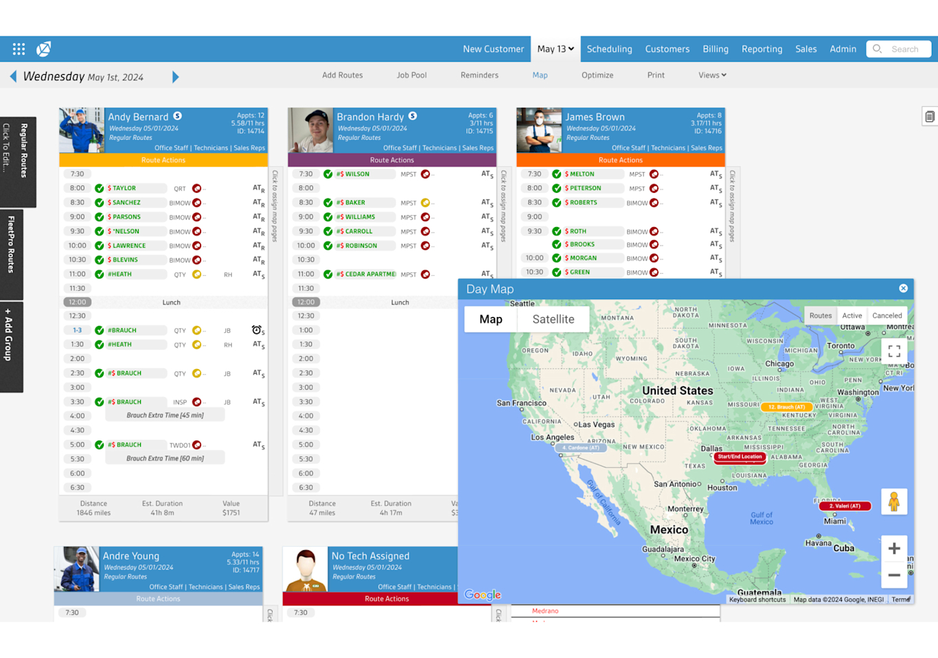 Intelligent Routing | FieldRoutes