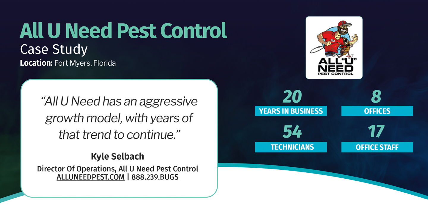 All U Need Pest Control Case Study FieldRoutes