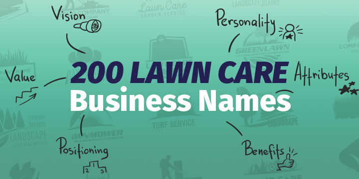 200 lawn care names image