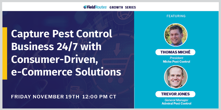 Capture Pest Control Business 24/7 with Consumer-Driven, e-Commerce Solutions