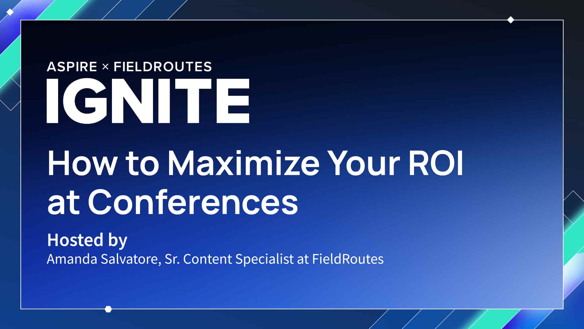 How to Maximize Your ROI at Conferences