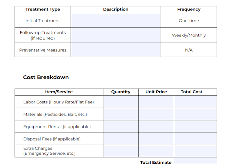 Pest Control Quote Template (+Free PDF Download) | FieldRoutes