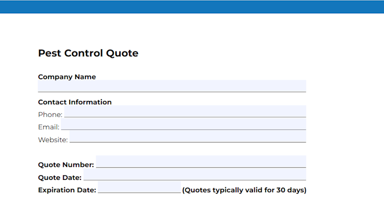 Pest Control Quote Template (+Free PDF Download) | FieldRoutes