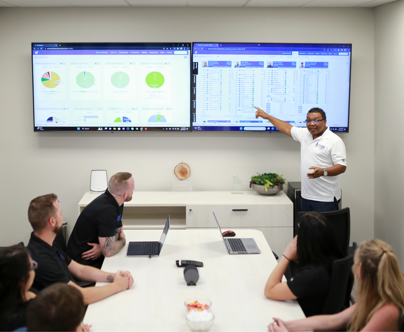 Paid | Termite Company Software | Tabbed Switcher > Reporting [Image]