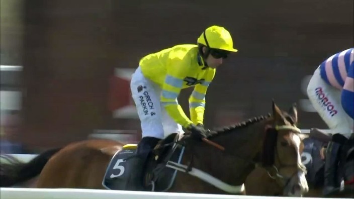 Theinval comes through to win the Scotty Brand Handicap Chase at Ayr ...