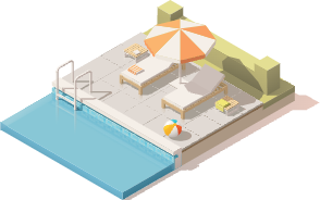 swimming pool illustration