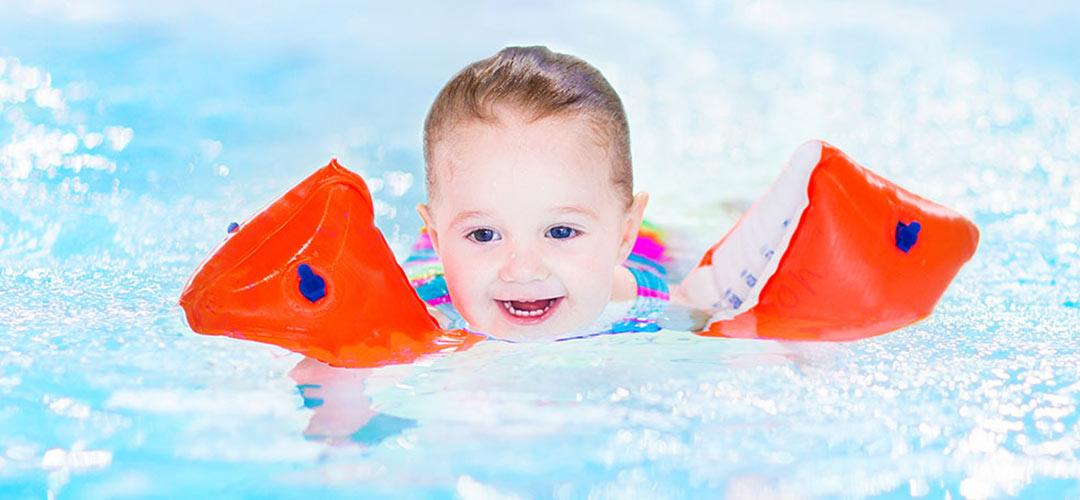 Kid With Floaties