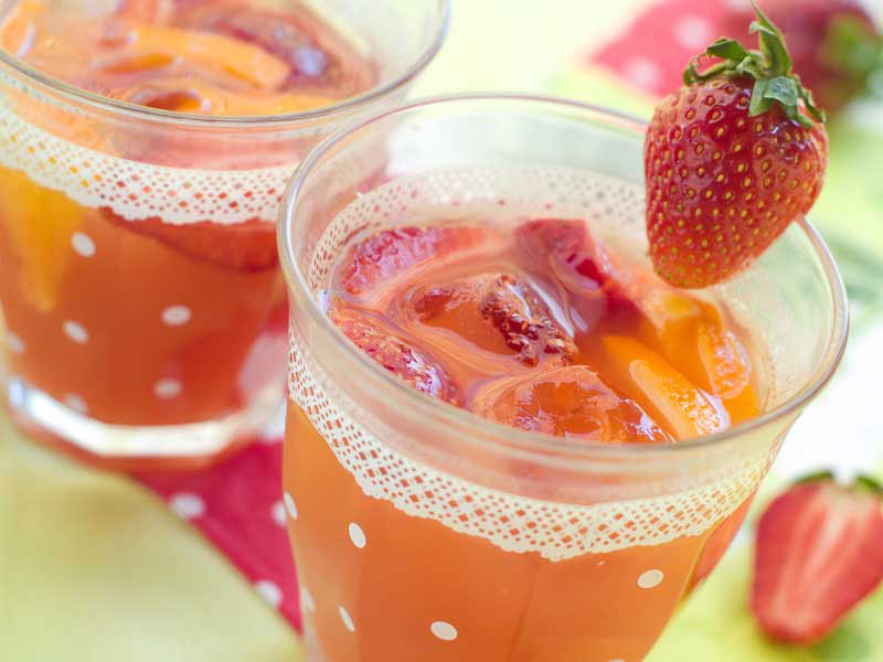 strawberry-tea