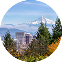 Portland, Oregon skyline