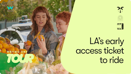 Waymo One Tour Event Card