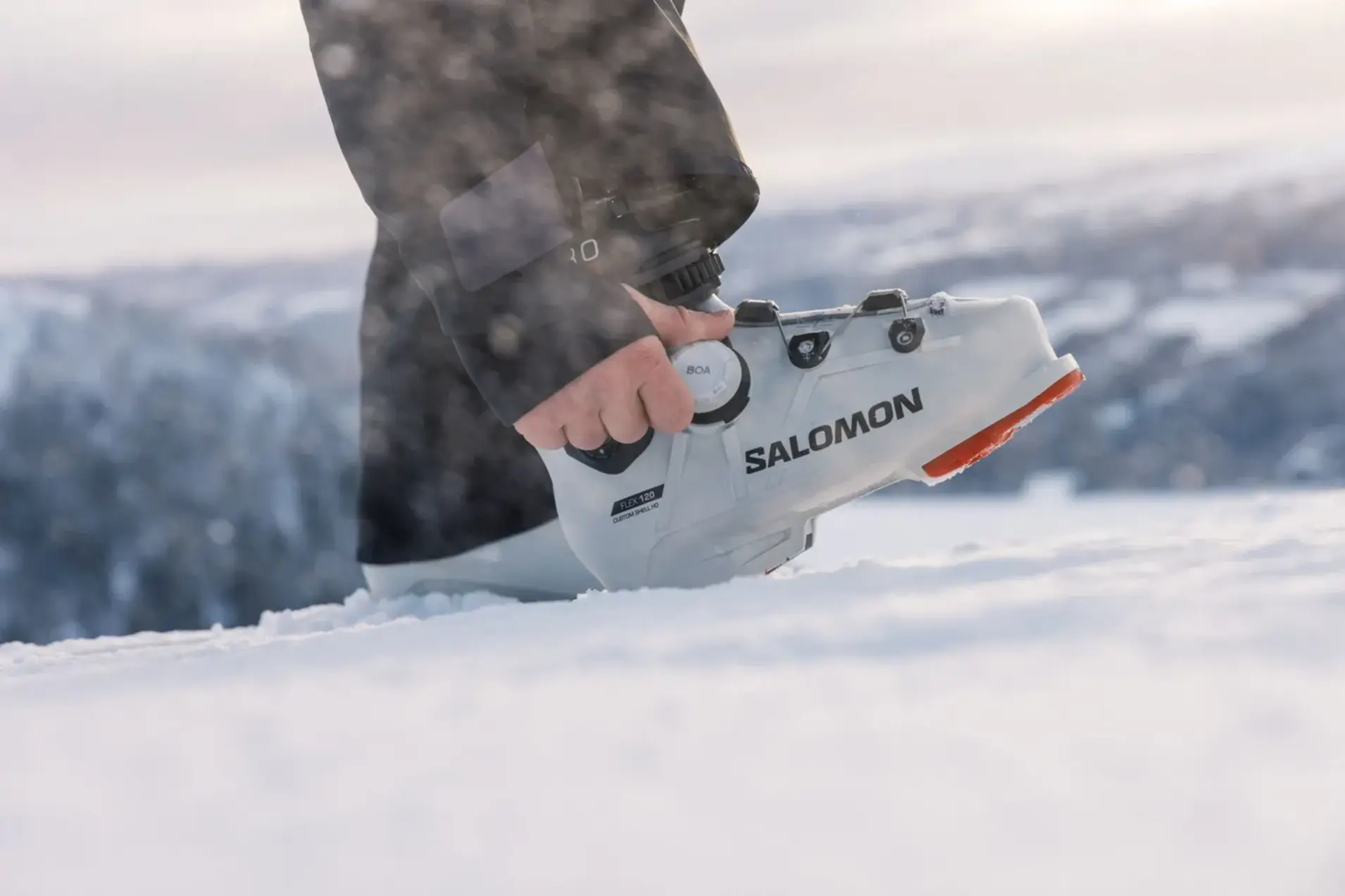 can an alpine ski boot fit salomon z12 What's the fit of a ski boot