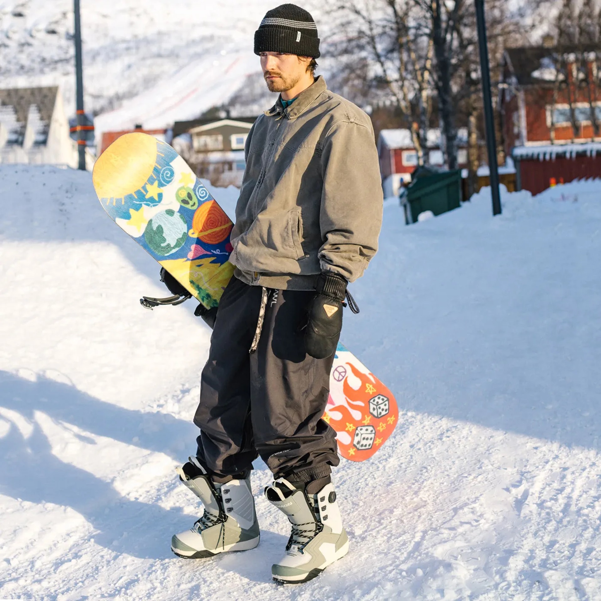 スキー・スノーボードアクセサリー Salomon Brigade Black Mat XXL 61-62cm Salomon Brigade Black Mat XXL 61-62cm スキー・スノーボード