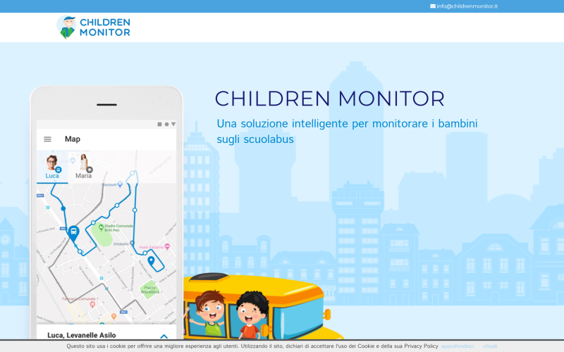 Children monitor un'app orientata alle smart cities