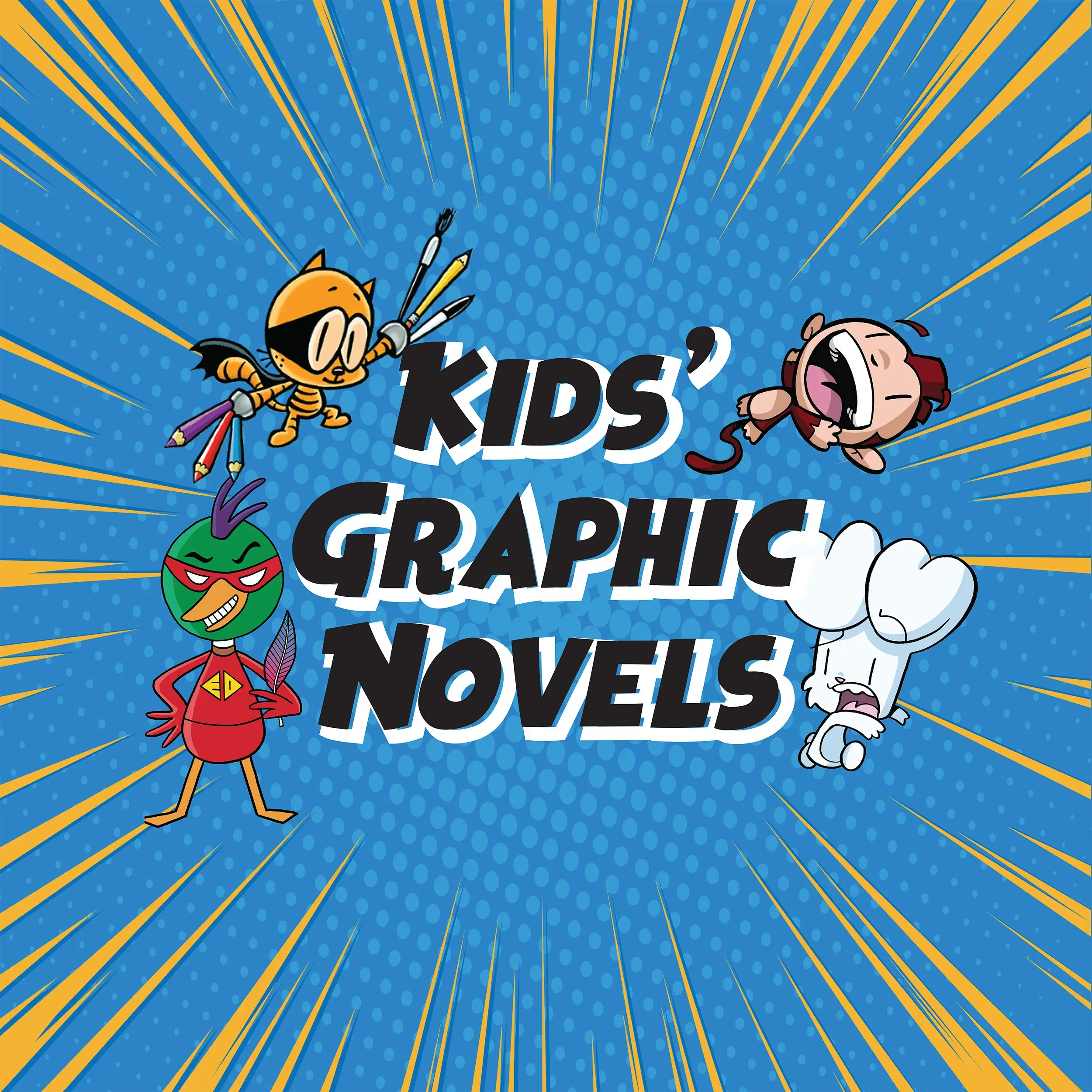 Kids Graphic Novels Promo Page Header