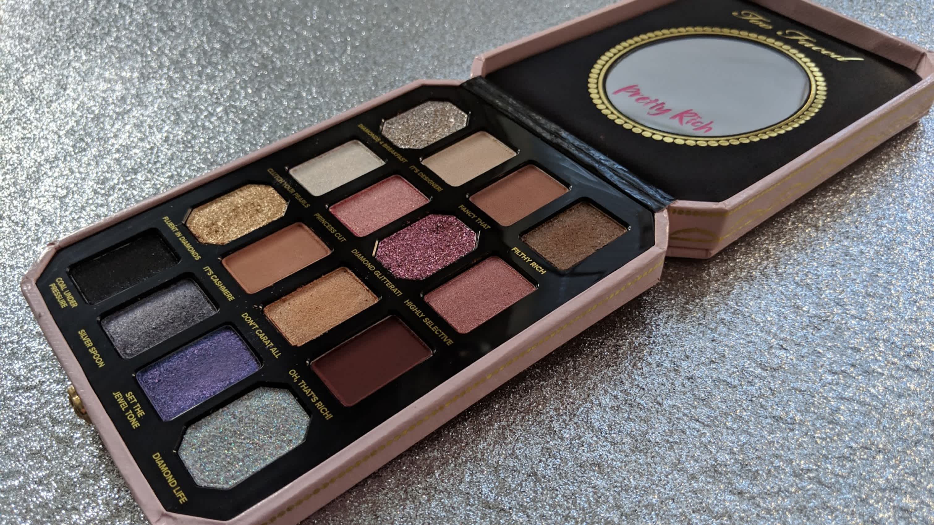 Too Faced Pretty Rich Diamond Light Palette Review and Swatches