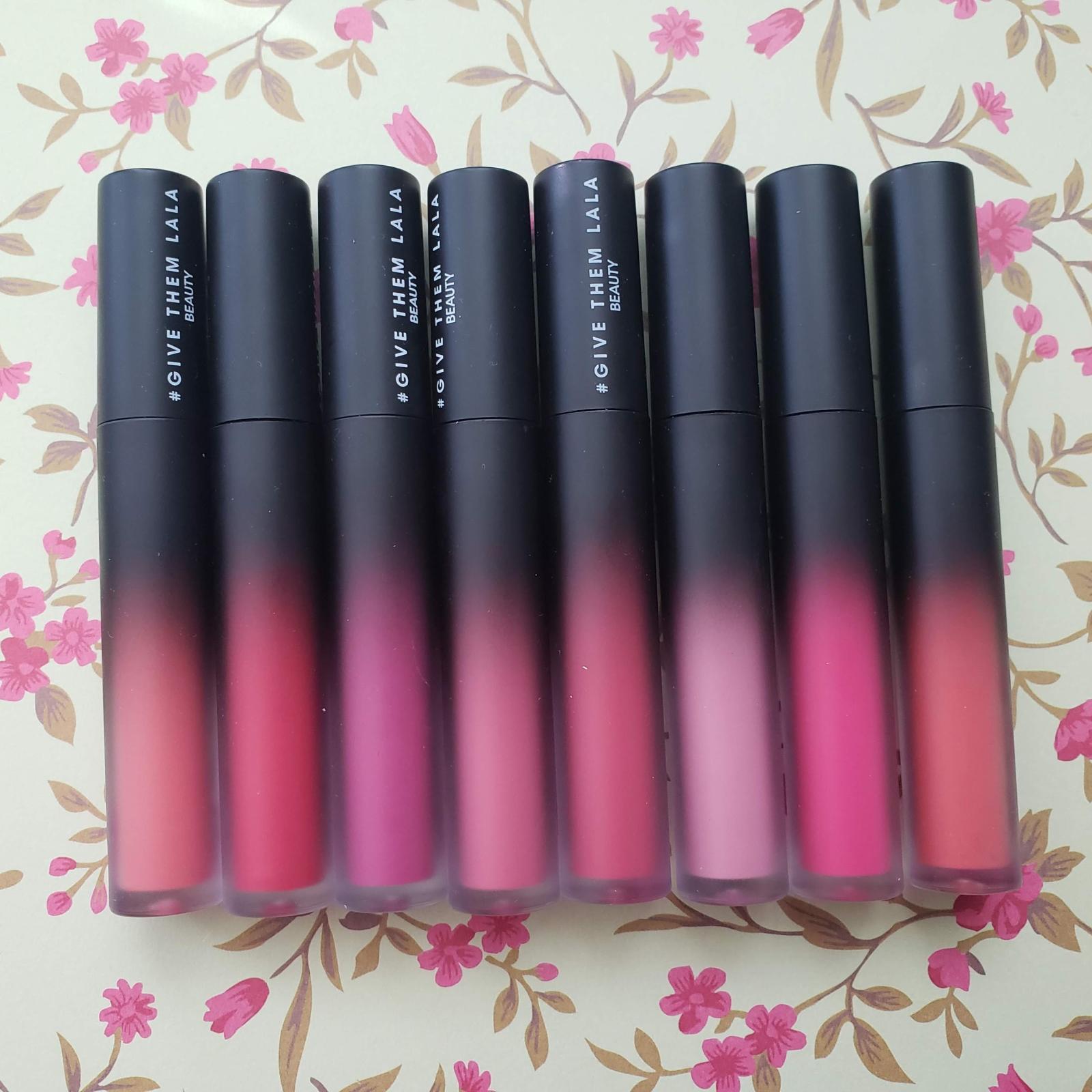 Give Them Lala Beauty Full Collection Lip Gloss And Cream Lipstick Review And Swatches Image