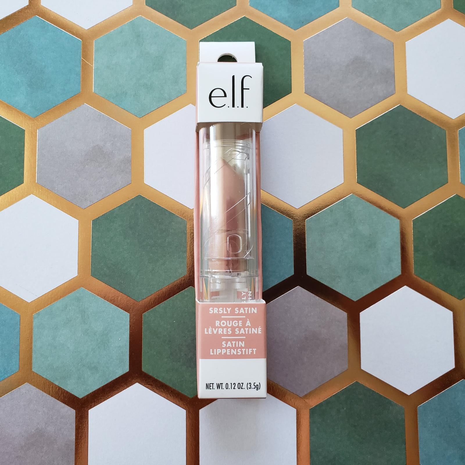 E.l.f. Cosmetics Srsly Satin Lipstick In Crème Review Front
