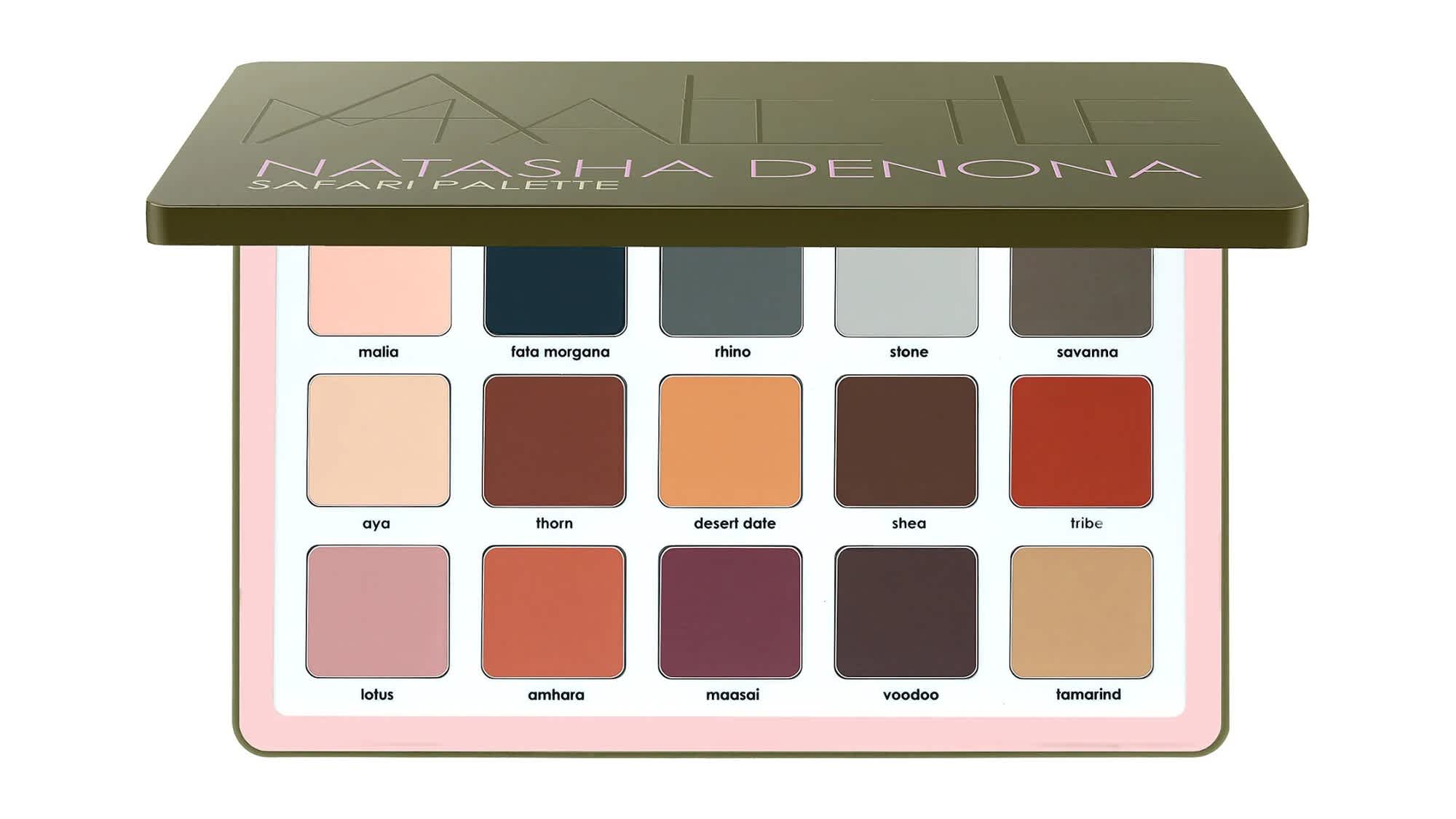 Natasha Denona Safari All Matte Eyeshadow Palette Release Date and Swatches