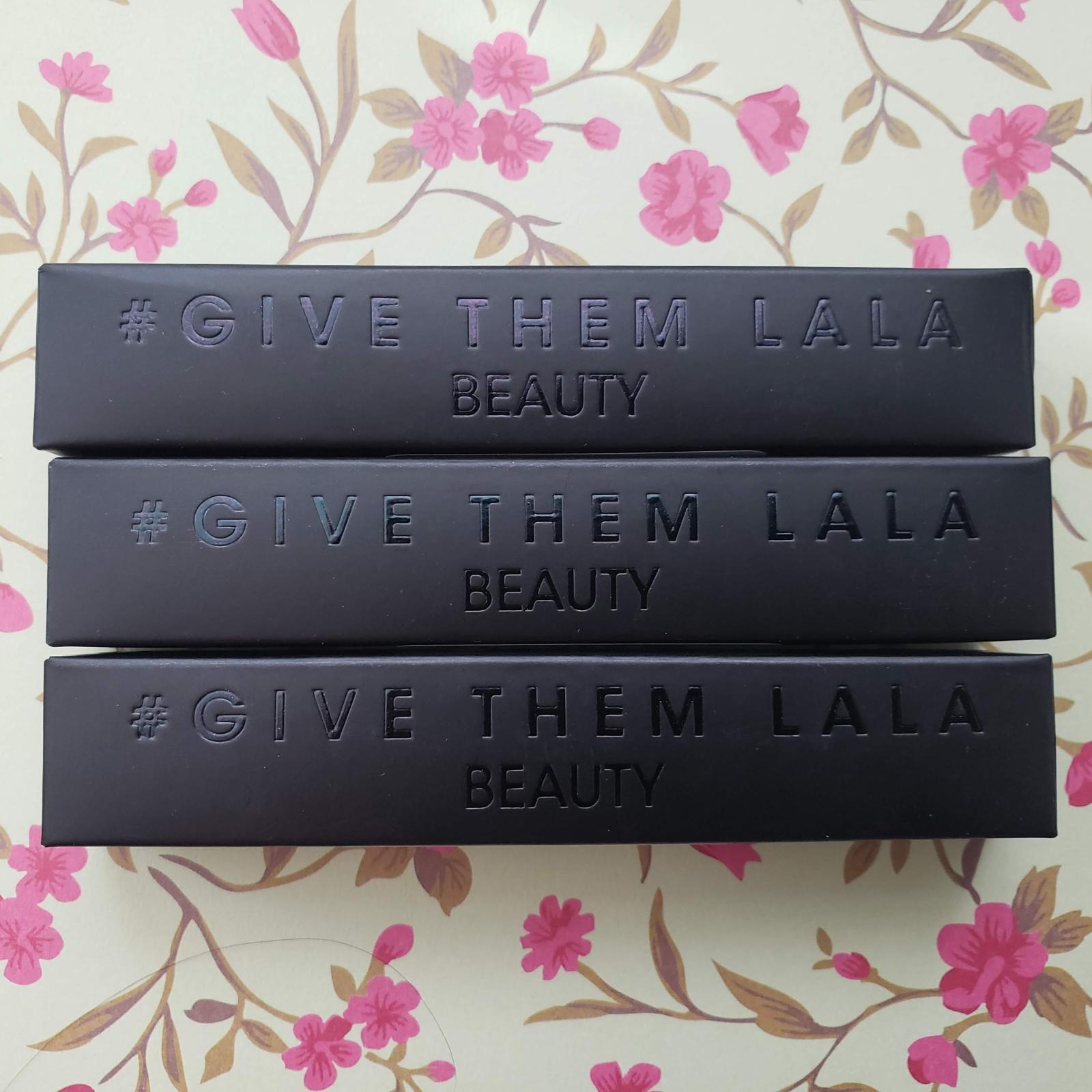 Give Them Lala Beauty Full Collection Lip Gloss And Cream Lipstick Review And Swatches Front